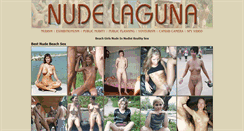 Desktop Screenshot of nudelaguna.com